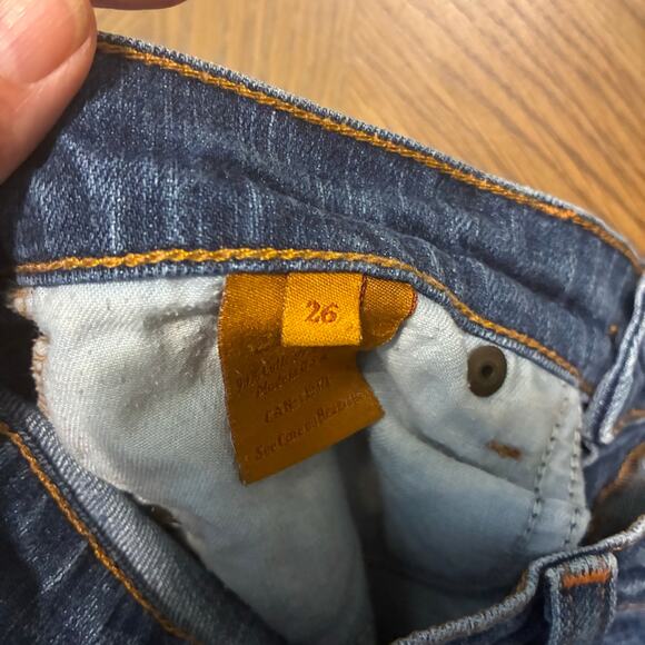 James Cured by Seun Jeans Size 26 Inseam 32 blue denim - Picture 4 of 8